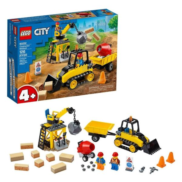 Lago City Bulldozer Construction Set